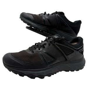 Salomon Trailster Mens 9.5 Triple Black Trail Running Shoe Hiking Sneaker 404877